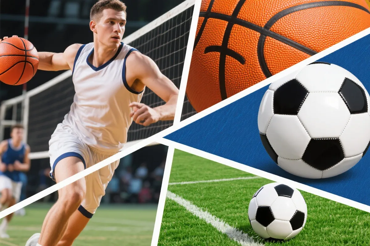 体育赛事精彩瞬间拼图